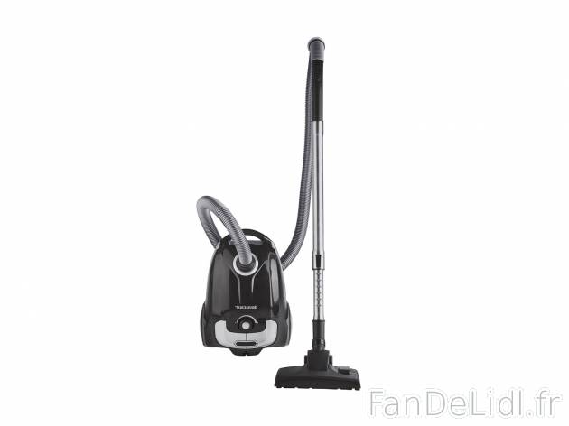 Aspirateur avec sac , le prix 59.99 € 
- Max. 750 W
- Sac à poussière en textile ...