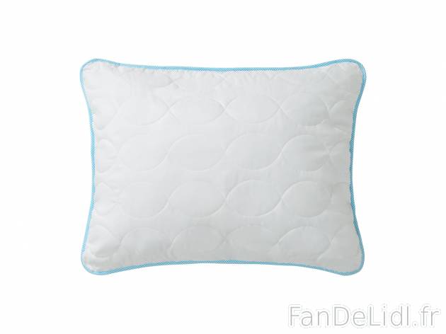 Oreiller hygiénique en microfibres , le prix 8.99 € 
- Ex. housse 100 % polyester ...
