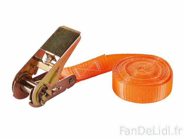 Tendeurs élastiques ou sangle , le prix 1.99 € 
- Au choix : sangle à cliquet, ...