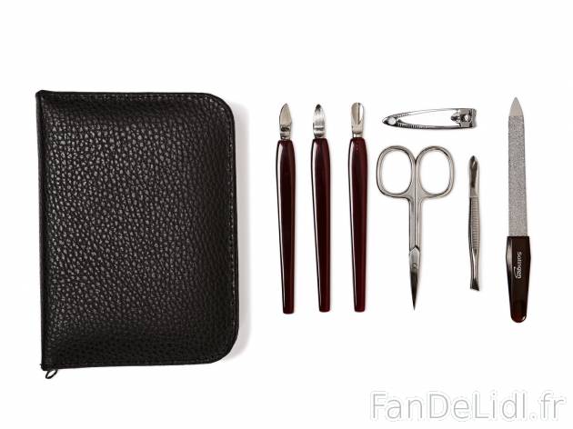 Set de manucure avec étui en cuir , le prix 12.99 € 
- 4 coloris au choix
- ...