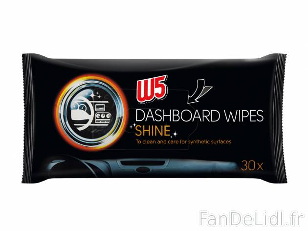 Lingettes imprégnées pour surfaces plastiques , le prix 1.99 € 
Au choix : ...