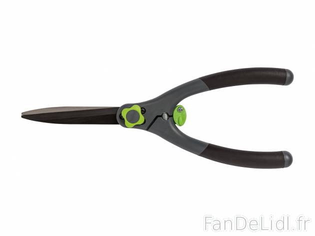 Cisaille à haies , le prix 7.99 €  
-  Épaisseur de coupe max. : 8 mm