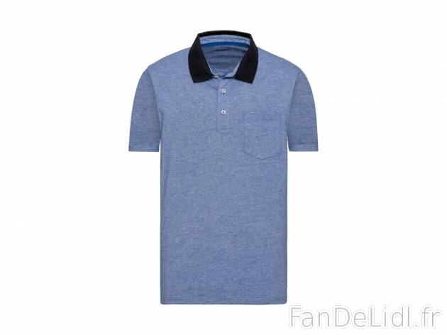 Polo homme , le prix 5.99 € 
- Ex. 70 % coton et 30 % polyester
- 3 coloris ...