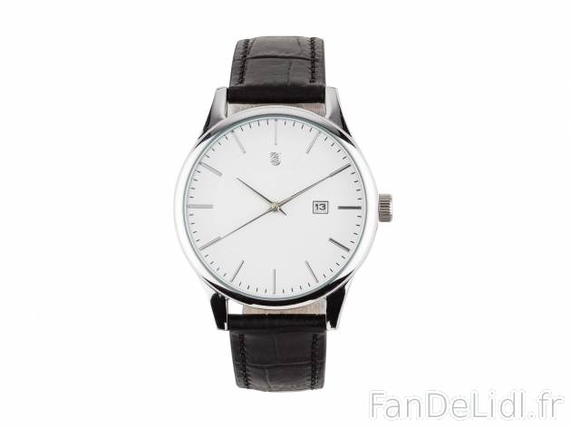 Montre , le prix 7.99 € 
- Étanche jusqu’à 5 bar**
- 3 modèles au choix
- ...