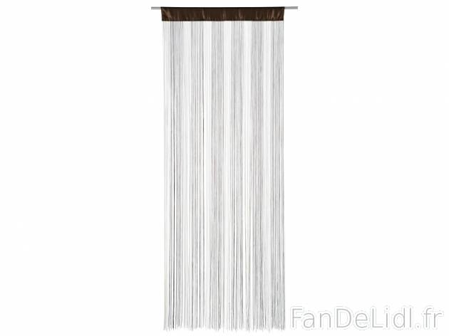 Rideau de fils , prezzo 4.99 € per L&apos;unité 
- Ex. : 100 % polyester
- ...