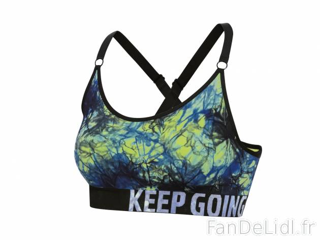 Brassière de sport seamless , le prix 5.99 € 
- Pour les sports avec mouvements ...