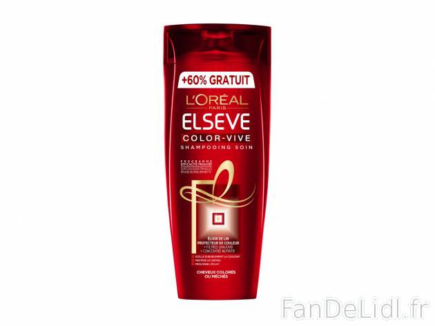 Elsève shampooing ou après-shampooing , le prix 2.45 € 
- Dont 150/200 ml OFFERT
- ...