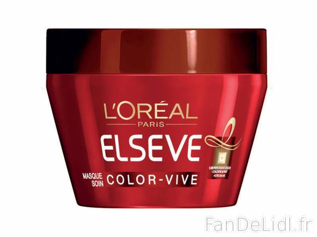 Elsève masque capillaire , le prix 2.90 €  
-  Variétés au choix