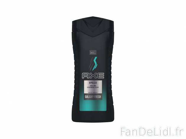 Axe Gel Douche , le prix 1.73 € 
- Les 2 gels douche : 3,46 € (1 L = 4,33 €) ...