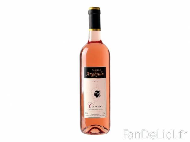 Corse Rosé U Golfu di Anghjulu 2016 AOC1 , prezzo 3.69 &#8364; per 75 cl 
- ...