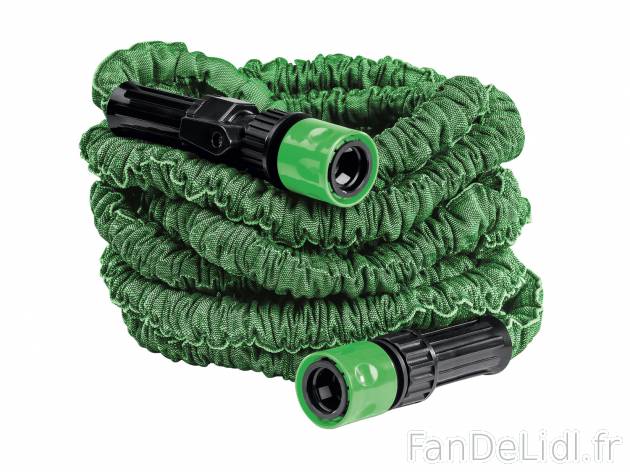 Tuyau d’arrosage extensible , le prix 13.99 € 
- Pour robinets 26,5 mm (G ¾“) ...