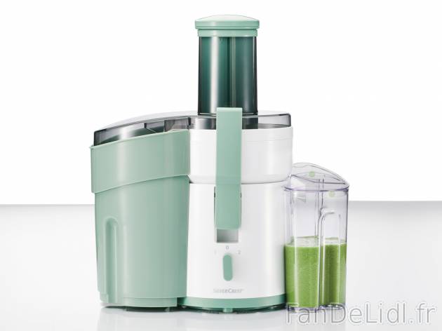 Centrifugeuse , le prix 29.99 € 
- 450 W
- Verseuse à jus d’env. 1 L et bac ...