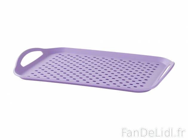 Plateau antidérapant , le prix 3.99 €  
-  3 coloris au choix