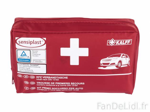 Trousse de premiers secours1 , le prix 4.99 € 
- Instructions de premiers secours ...