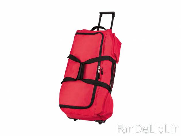 Sac de voyage à roulettes , le prix 14.99 € 
- Env. 73 x 30 x 31 cm (L x l x ...