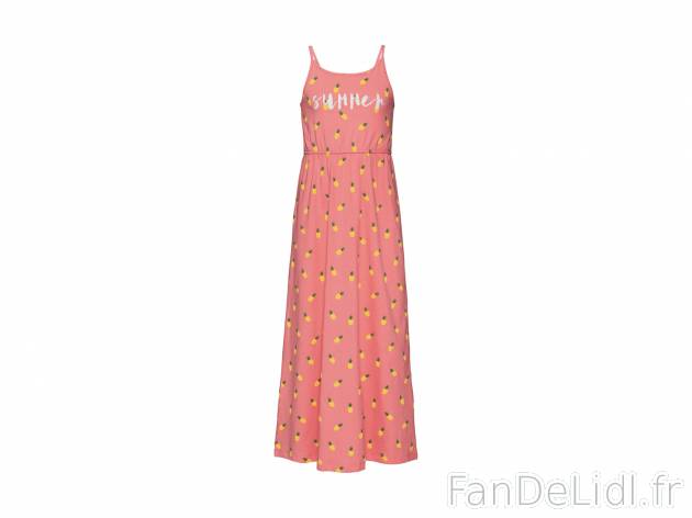 Robe d’été fille , le prix 4.99 € 
- Ex. 90 % coton et 10 % viscose (viscose ...