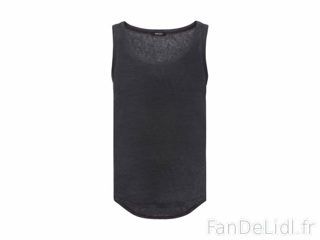Débardeur pur lin femme , le prix 6.99 € 
-  100 % lin
- 4 coloris au choix - ...
