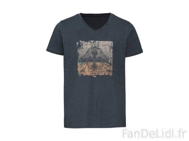 T-shirt et coton homme , le prix 4.99 € 
- 100 % coton
- 4 coloris au choix- ...