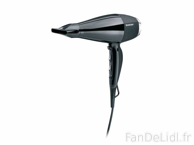Sèche-cheveux à technologie ionique , le prix 17.99 € 
- 2 100 W
- Diffuseur ...