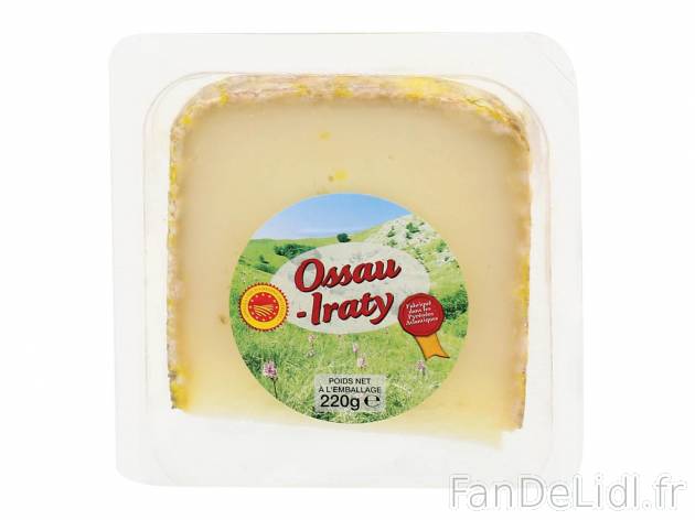 Ossau lraty AOP1 , prezzo 2.49 € per 220 g 
-  Lait de brebis