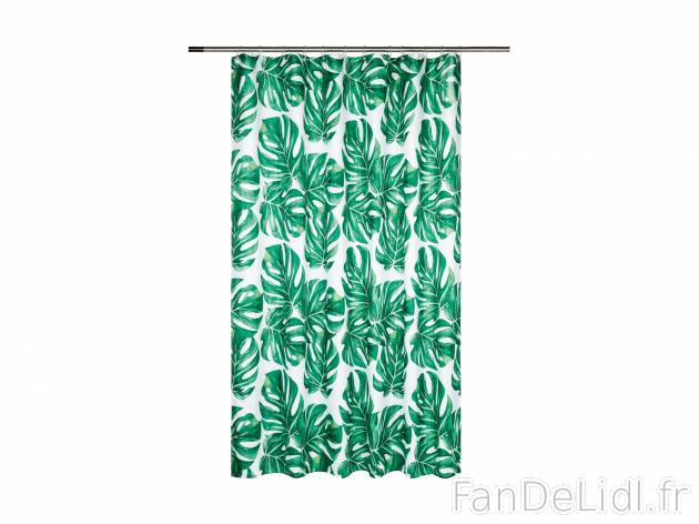 Rideau de douche , le prix 5.99 € 
- Env. 180 x 200 cm
- Ex. 100 % polyester
- ...