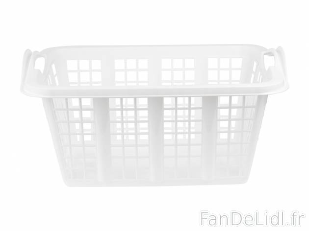 Panier à linge , le prix 3.49 €  
-  Env. 37 L
-  3 coloris au choix
