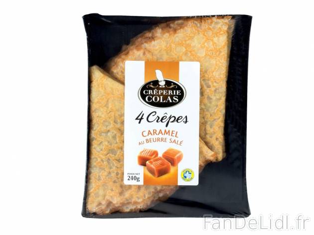4 crêpes au caramel au beurre salé1 , prezzo 2.09 € per 240 g