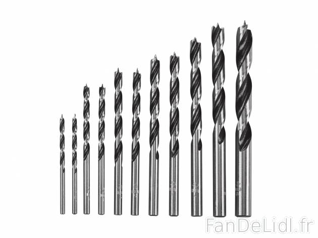 Set de forets ou mèches , le prix 2.99 € 
- Set de 11
- Au choix : set de forets ...