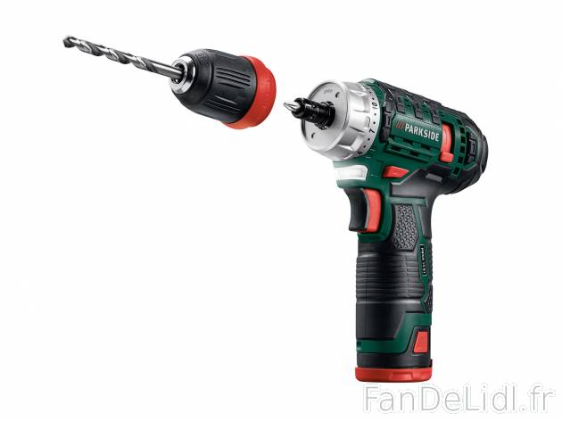 Perceuse-visseuse sans fil , le prix 34.99 € 
- Batterie Lithium-Ions 12 V / ...