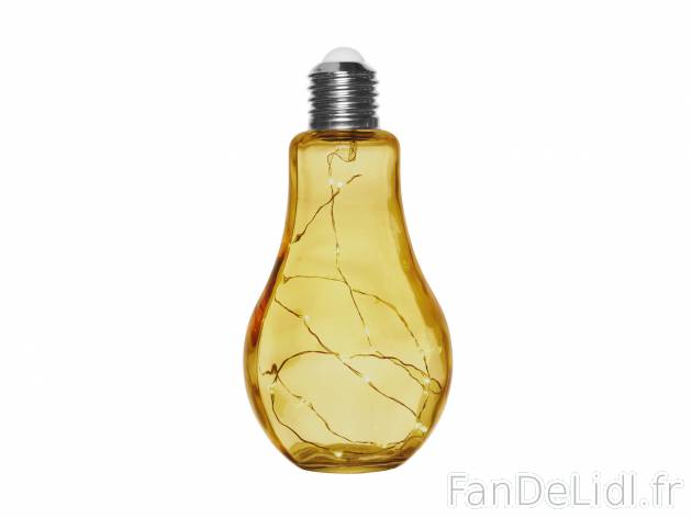 Lampe LED ampoule , le prix 4.99 € 
- Au choix : lampe à poser, env. 23 cm ou ...