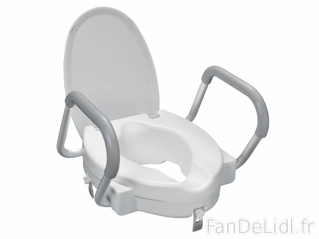 Rehausseur WC avec accoudoirs , le prix 34.99 € 
- Env. 52 x 44 x 33,5 cm (l ...