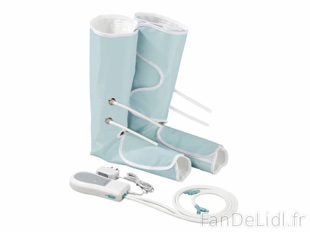 Bottes de pressothérapie1 , le prix 49.99 € 
- Sac de rangement inclus
- Massage ...