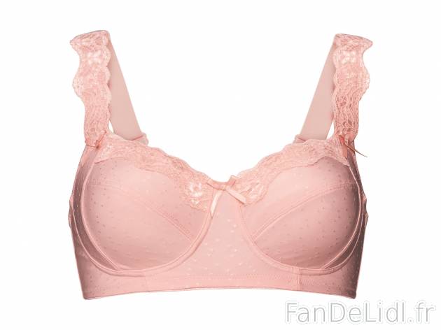 Soutien-gorge sans armatures , le prix 4.99 € 
- Ex. devant 84 % polyamide et ...