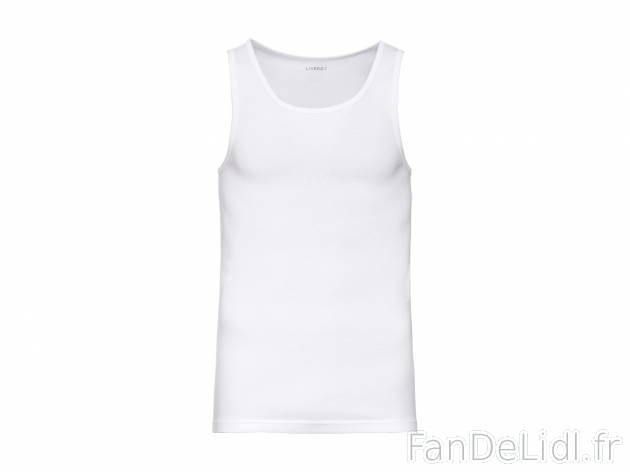 Débardeur homme , le prix 3.49 €  
-  100% coton
-  2 coloris au choix