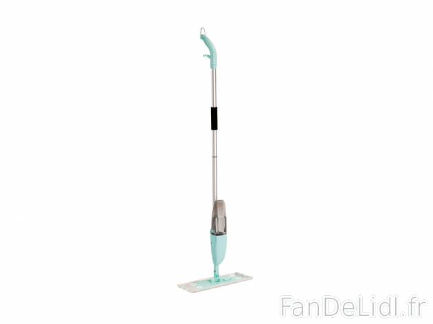 Balai serpillière avec vaporisateur , le prix 11.99 € 
- Softgrip
- Env. 130 ...