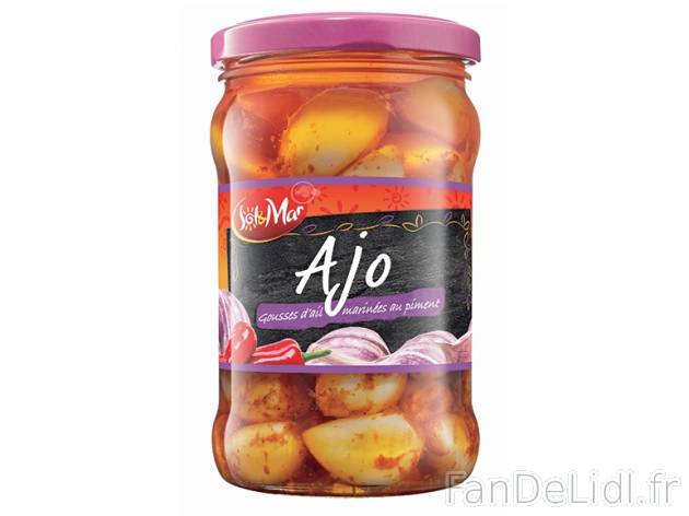 Gousses d\&#039;ail marinées , prezzo 1,29 € per 180 g (PNE) au choix, 1 ...