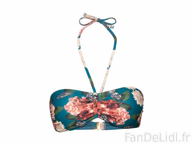 Haut de maillot de bain , le prix 3.99 € 
- Ex. 80 % polyester et 20 % élasthanne ...