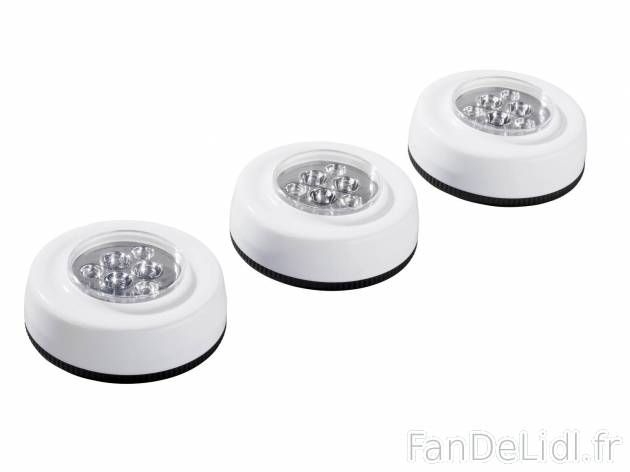 3 lampes à LED , prezzo 4.99 € per Le lot au choix 
- 6 LED faible consommation ...