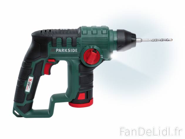 Marteau perforateur sans fil 12 V , le prix 49.99 € 
- Sans fil
- 0-900 tr/min
- ...