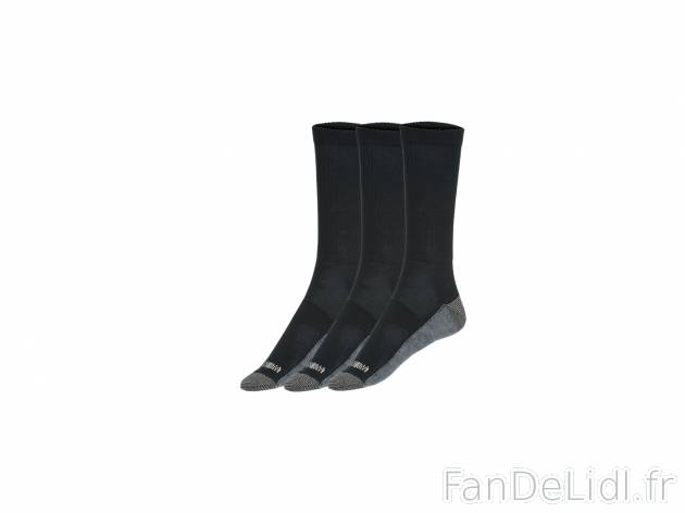 Chaussettes de travail montantes , le prix 4.99 € 
- Ex. 68 % coton, 25 % polyester, ...