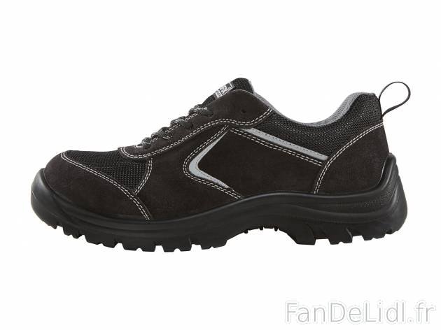 Chaussures de sécurité S1 en cuir , le prix 19.99 € 
- Ex. dessus cuir et mesh, ...