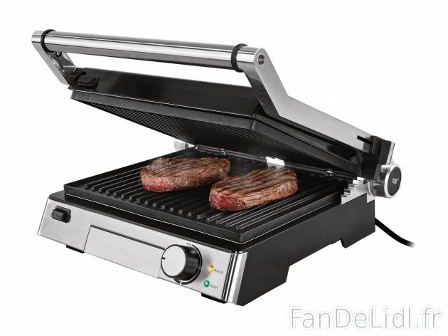 Gril multifonction 3 en 1 , le prix 39.99 € 
- 2 000 W
- 3 en 1 : gril de contact, ...