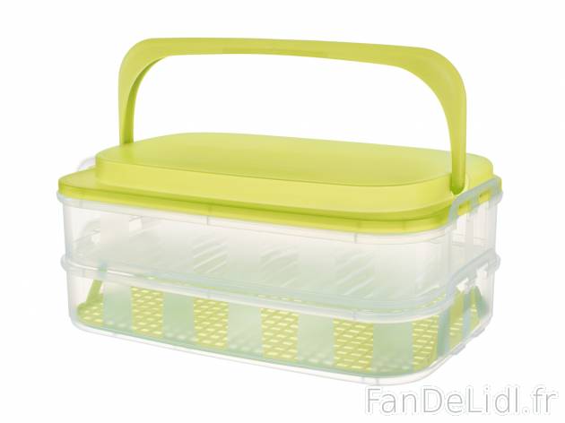Boîte à pique-nique , le prix 6.99 € 
- Compatible lave-vaisselle
- Env. 43 ...