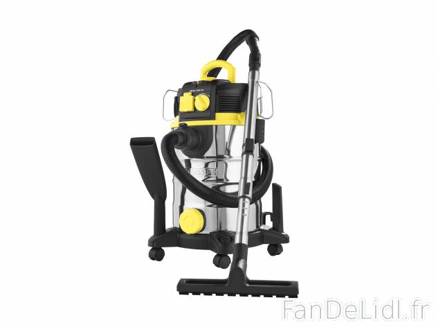 Aspirateur eau et poussière , le prix 79.99 € 
- Aspirateur 3 en 1 : souffleur, ...
