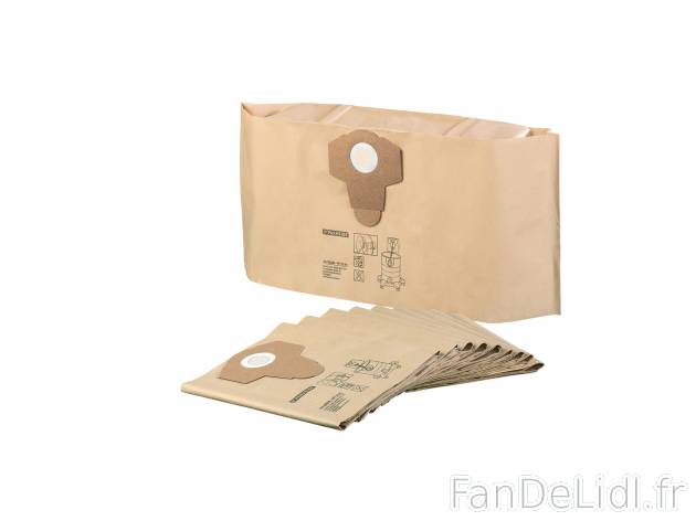 Sacs pour aspirateurs , le prix 7.99 €  
-  Lot de 10