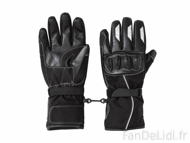 Gants de moto , le prix 19.99 &#8364; 
- En cuir
- Taille 8, 9 et 10
- Ex. dessus ...