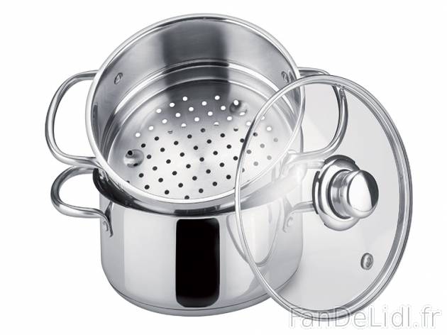Cuit-vapeur avec panier , prezzo 19,99 € per L\&#039;unité 
- Env acier ...