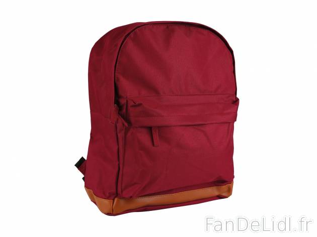 Sac à dos , le prix 4.99 &#8364; 
- Ex. 95 % polyester et 5 % PU
- 2 coloris ...