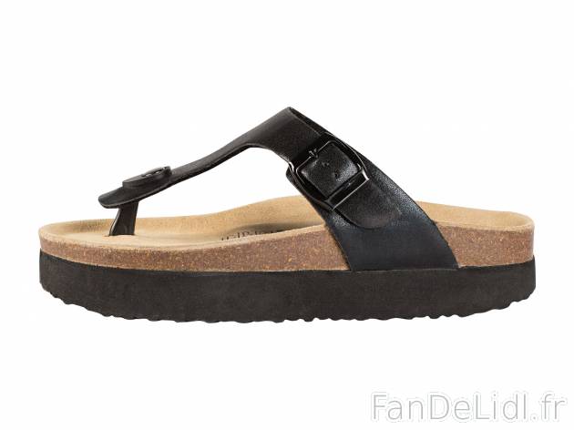 Mules femme , le prix 5.99 € 
- Ex. dessus polyuréthane, doublure textile, semelle ...