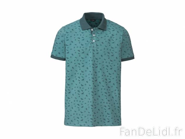Polo slim fit homme , le prix 5.99 € 
- Ex. 90 % coton et 10 % viscose (viscose ...